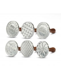 2 Lİ Döküm Kurabiye Şekillendirici Kalıbı Pankek Mührü